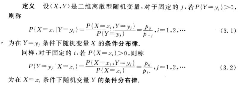 离散条件分布