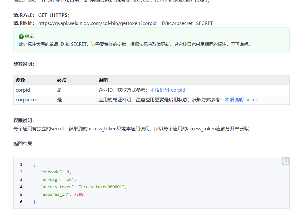 企业微信授权流程图